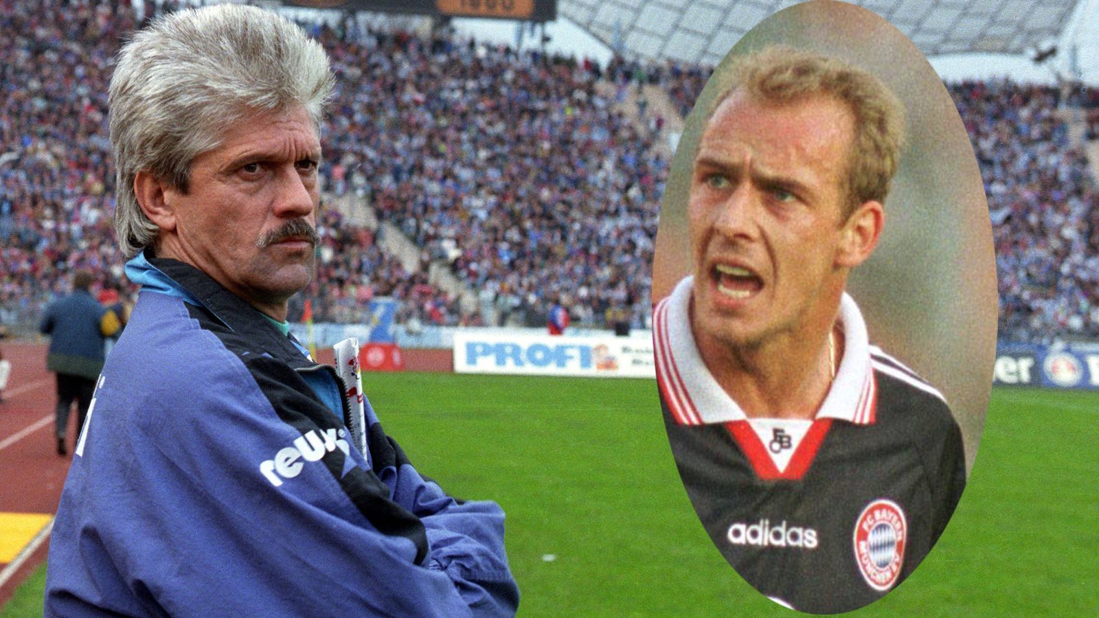 <strong>Werner Lorant und Mario Basler</strong><br>Zwischen Werner Lorant, dem damaligen Trainer von 1860 München, und dem früheren Bayern-Spieler Mario Basler kam es zwar nicht zu Handgreiflichkeiten - aber es war kurz davor. Basler stürmte wutentbrannt auf Lorant zu, beide fuchtelten wütend mit den Armen voreinander und lösten eine Rudelbildung aus.&nbsp;