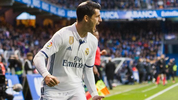 
                <strong>Möglicher Neuzugang: Alvaro Morata</strong><br>
                Die dritte Option auf der Stürmer-Position soll also Alvaro Morata sein. Der Spanier gewann kürzlich mit Real Madrid die Champions League, war bei den "Galaktischen" hinter Karim Benzema jedoch zumeist nur Backup. Real fordert offenbar 80 Millionen Euro Ablöse für Morata, der in der Vergangenheit bereits in der Serie A für Juventus Turin spielte. Der Vertrag des 24-Jährigen läuft noch bis 2021.
              