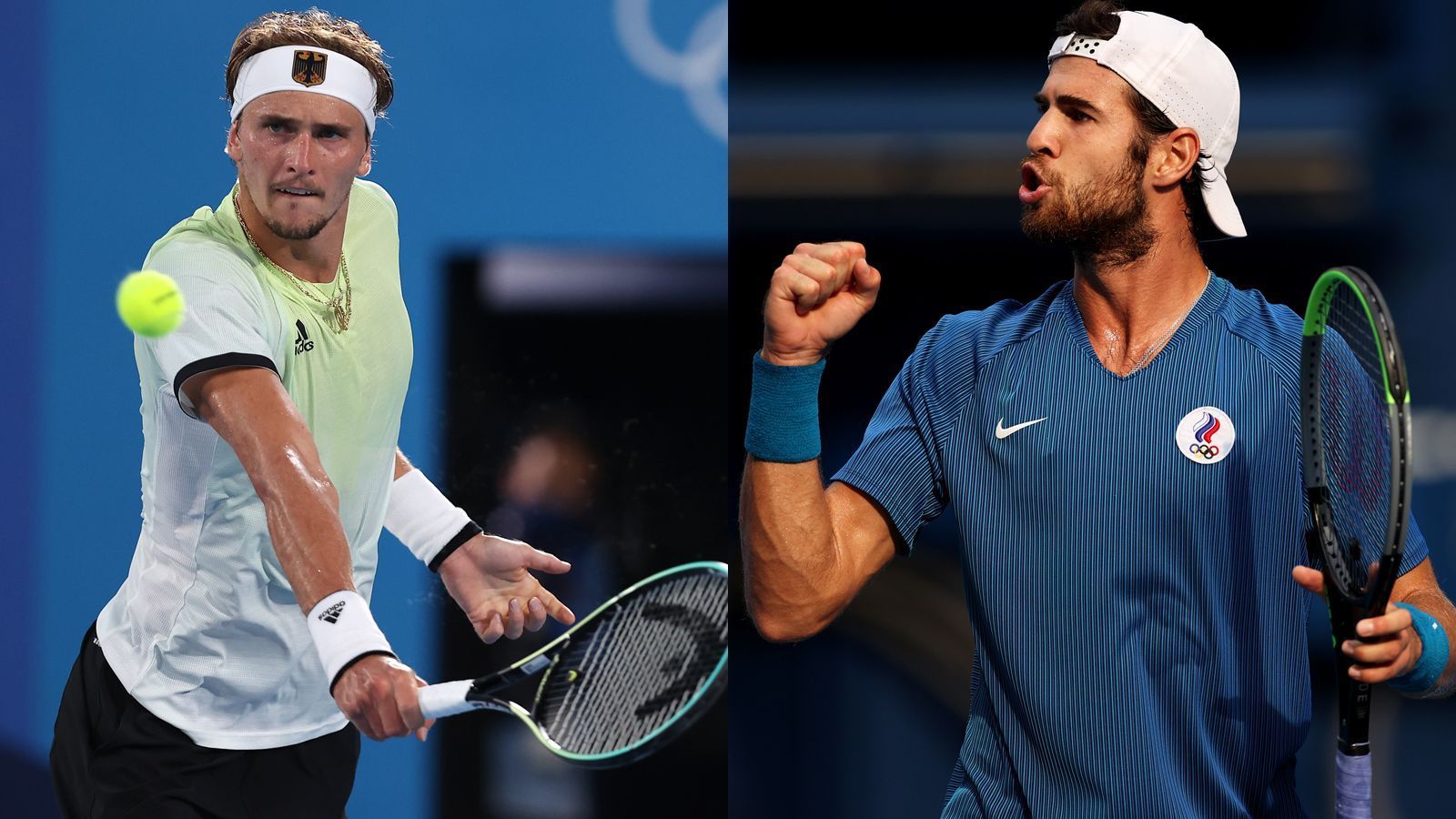 
                <strong>Olympia 2020: Alexander Zverev oder Karen Khachanov</strong><br>
                Und nun Alexander Zverev? Der Hamburger schaffte es bei Olympia in Tokio ins Endspiel. Der Sohn russischer Einwanderer trifft dort am Sonntag (im Liveticker auf ran.de) auf den Russen Karen Khachanov. Bis ins Halbfinale stürmte Zverev ohne Satzverlust und bezwang dort dann den topgesetzten Novak Djokovic, der sich nach zahlreichen Absagen von Stars wie Rafael Nadal oder Roger Federer die größten Gold-Hoffnungen machte. Obwohl Zverev den ersten Satz gegen den Serben klar mit 1:6 verlor, kämpfte sich der 1,98-Meter-Hüne zurück, drehte die Partie gegen den "Djoker" noch, mit 6:3 und 6:1 kämpfte er den Favoriten nieder. Final-Gegner Khachanov stand bislang bei Olympia deutlich länger auf dem Platz als Zverev. Er musste im Turnierverlauf bereits drei Mal über drei Sätze gehen - vielleicht ein entscheidender Kraftvorteil für Zverev.
              