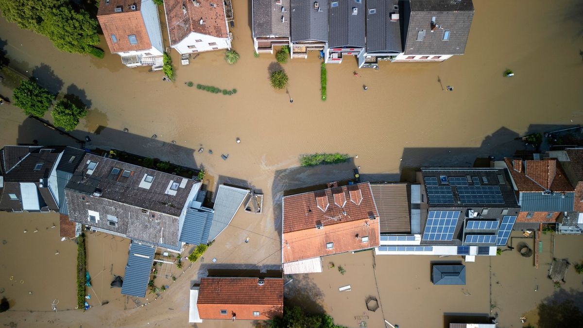 Hochwasser im Saarland - Kleinblittersdorf