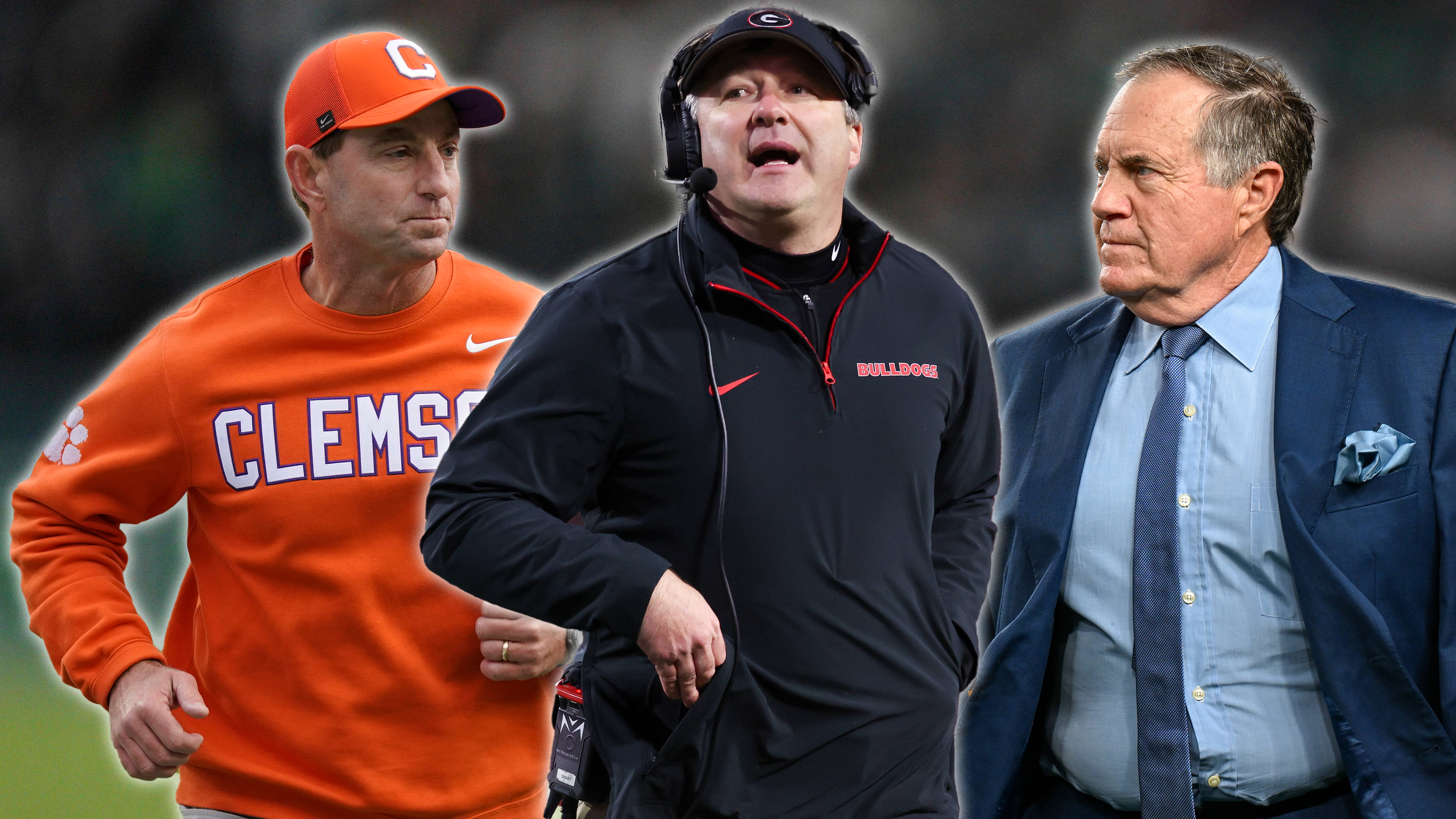 <strong>Die bestbezahltesten Head Coaches im College Football</strong><br> Im College werden die NFL-Stars von Morgen geformt. Deswegen liegt auch große Verantwortung auf den Schultern der Trainer, die entsprechend entlohnt werden wollen. <em><strong>ran</strong></em> zeigt die zehn bestverdienenden Head Coaches im College-Football, zu denen nun auch Bill Belichick gehört. (Stand: 12.12.2024, Quelle: USA Today)