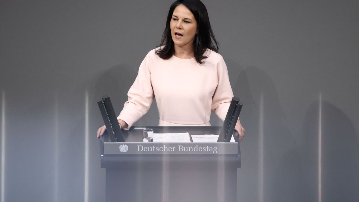 Annalena Baerbock wird wohl zum letzten Mal im Bundestag sprechen.