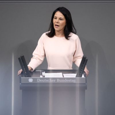 Annalena Baerbock wird wohl zum letzten Mal im Bundestag sprechen.