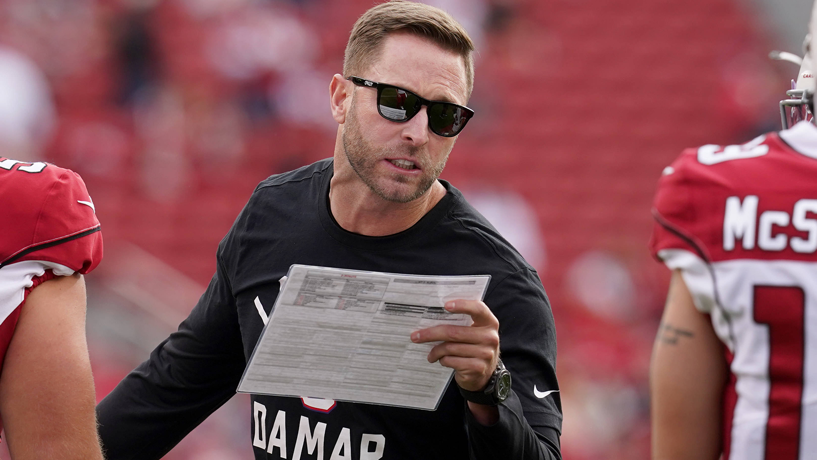 <strong>Kliff Kingsbury</strong><br>Nach fünf Jahren als Texas-Tech-Coach, wo er Patrick Mahomes und Baker Mayfield formte, übernahm Kingsbury 2019 die Arizona Cardinals. Nach dem ersten Jahr bei den Cardinals, das als Aufbau gedacht war, verliefen die beiden Folgejahre gegen Ende jeweils enttäuschend. 2022 kam nach Saisonende das Aus.