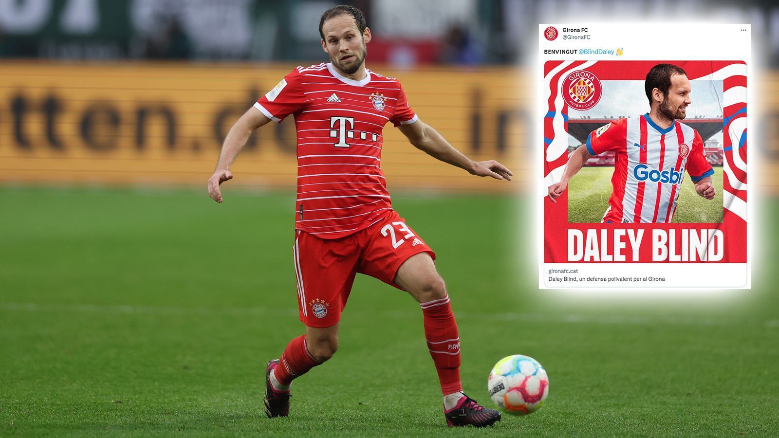 
                <strong>Daley Blind (FC Girona)</strong><br>
                Bayern Münchens Wintertransfer-Flop Daley Blind hat den deutschen Rekordmeister nach nur sechs Monaten schon wieder verlassen. Der 33 Jahre alte Defensiv-Allrounder setzt seine Karriere nun in Spanien fort, wo er sich dem FC Girona anschloss. Der Niederländer unterzeichnete in Girona einen Vertrag bis zum Sommer 2025. Für die Bayern bestritt Blind im Frühjahr 2023 lediglich fünf Pflichtspiele, in denen er nur selten überzeugend agierte. 
              