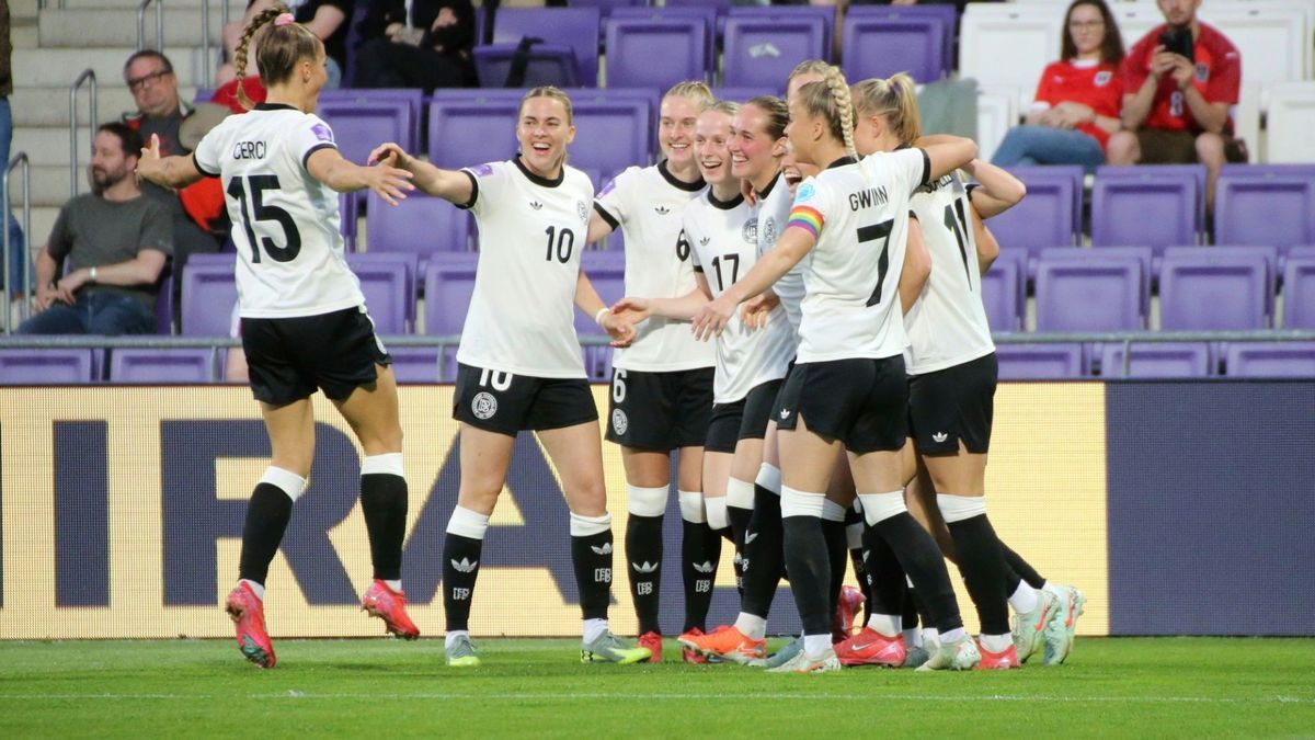 Die DFB-Frauen zeigten sich treffsicher vor der Pause