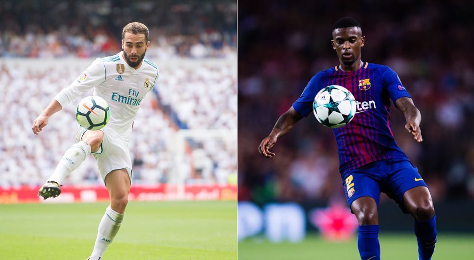 
                <strong>Rechter Verteidiger: Carvajal vs. Semedo</strong><br>
                Auf der rechten Verteidiger-Position gibt es mit Nelson Semedo wohl einen Clasico-Debütanten in der Liga. Während Dani Carvajal mehrere Wochen wegen eines Virus ausfiel, musste Nelson Semedo bei Barca um den Stammplatz auf dieser Position kämpfen und scheint ihn gegenüber Aleix Vidal zu behaupten. Nun ist Carvajal zurück und auch der Sieger in diesem Duell. Für den spanischen Nationalspieler spricht die eindeutig größere Erfahrung bei solch großen Matches. Punkt für Real - 1:1.
              