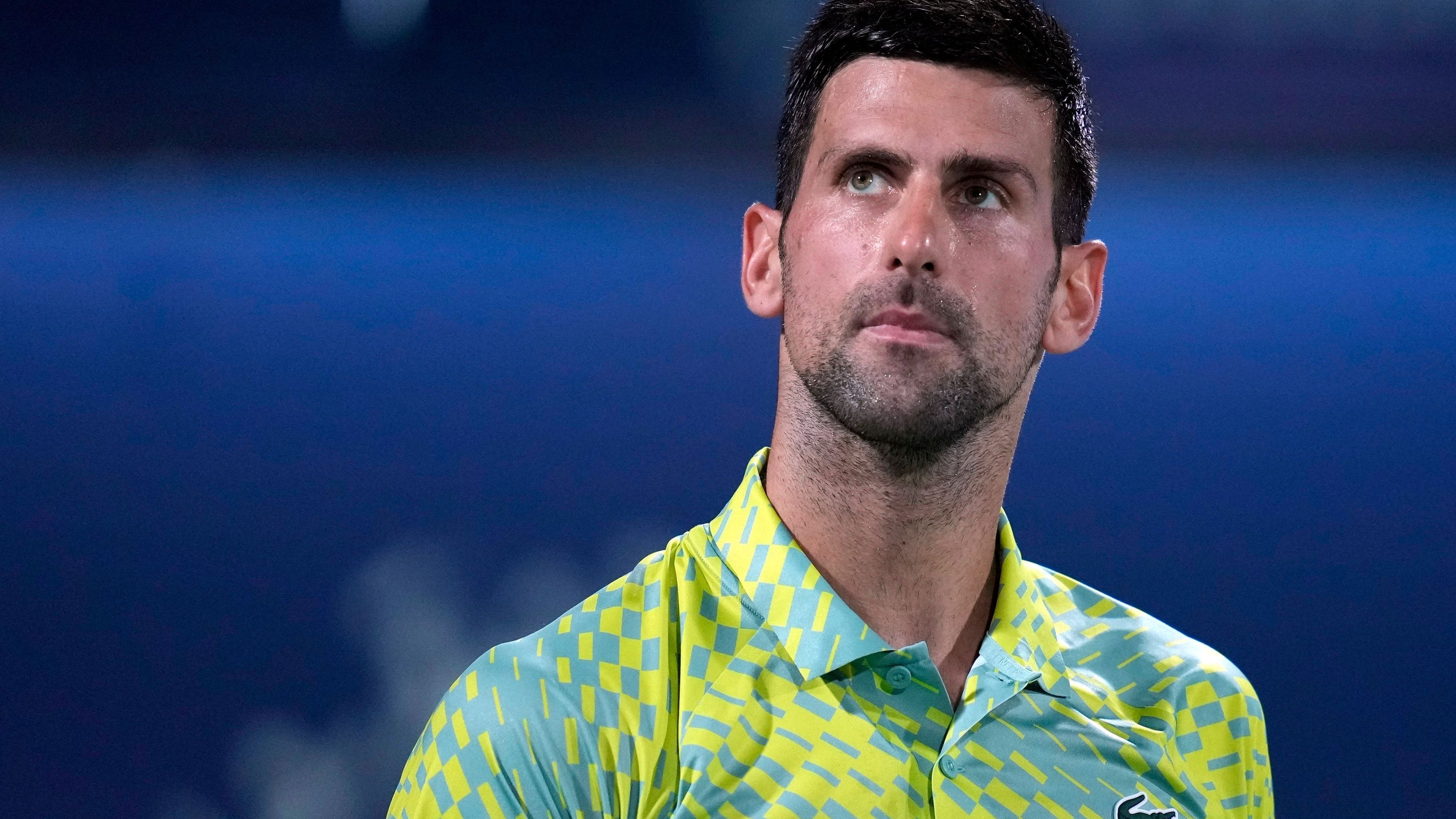 Novak Djokovic konnte an zahlreichen Tennisturnieren nicht teilnehmen.