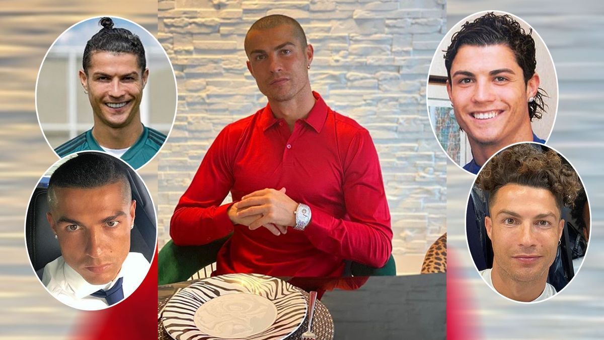 Jetzt mit Glatze: Die Frisuren-Trends von Cristiano Ronaldo