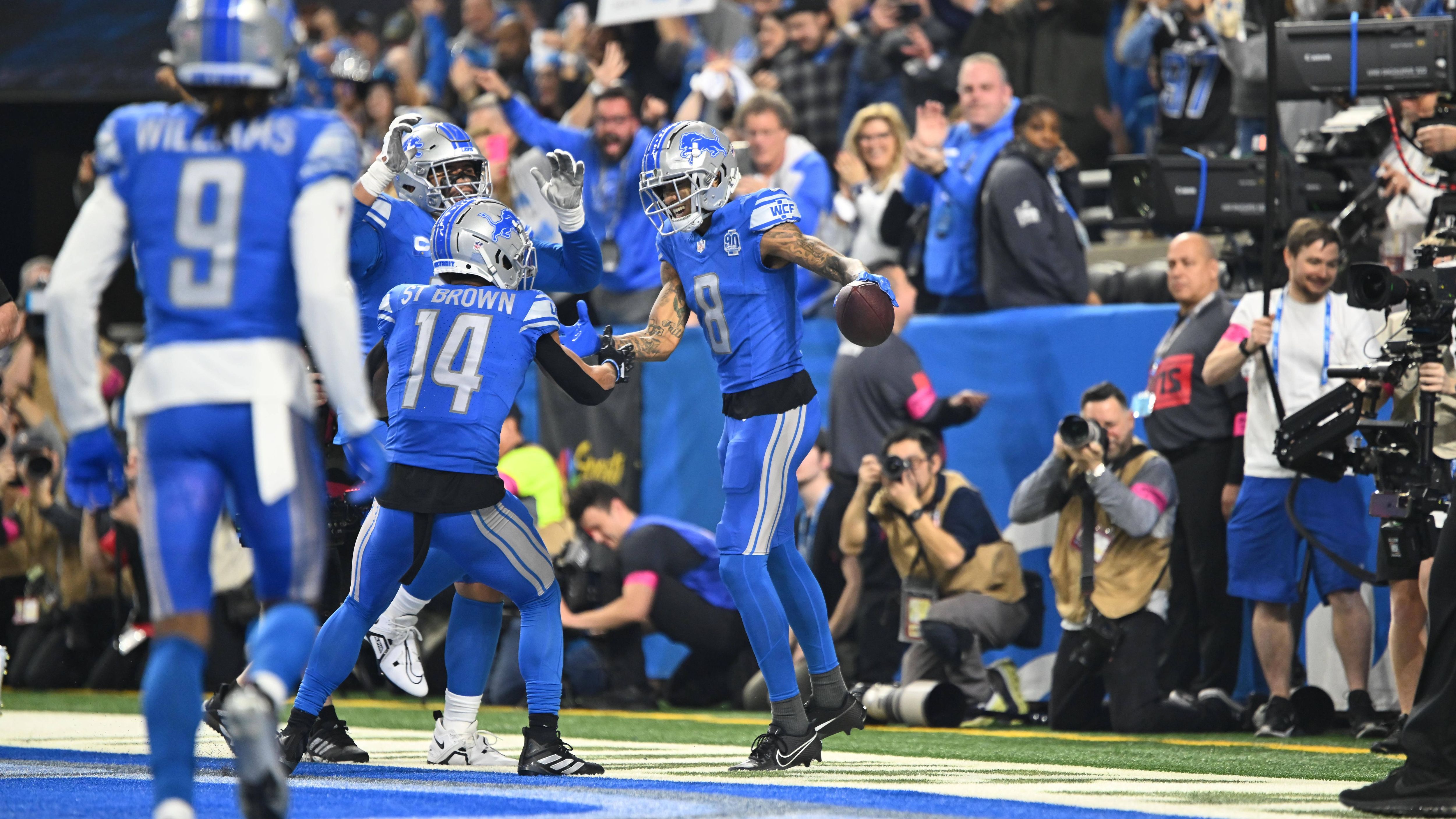 <strong>Platz 30 (geteilt): Detroit Lions</strong><br>Conference-Championship-Teilnahmen: 2<br>Jahre: 1991, 2023