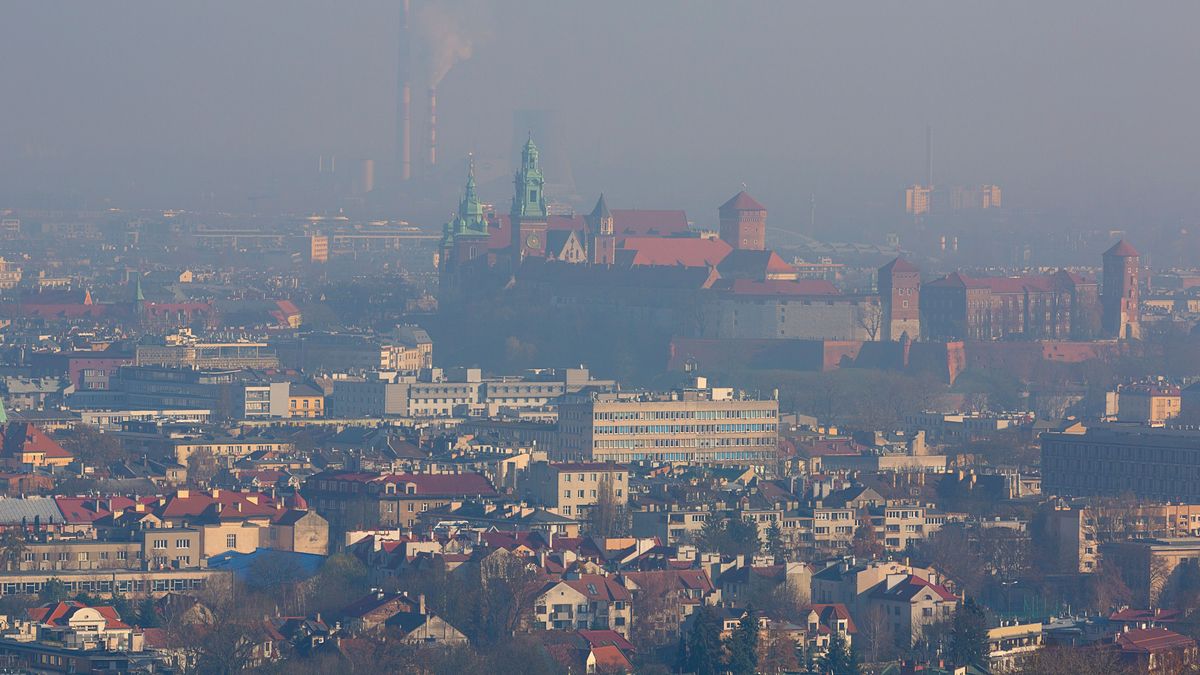 Smog über Krakau