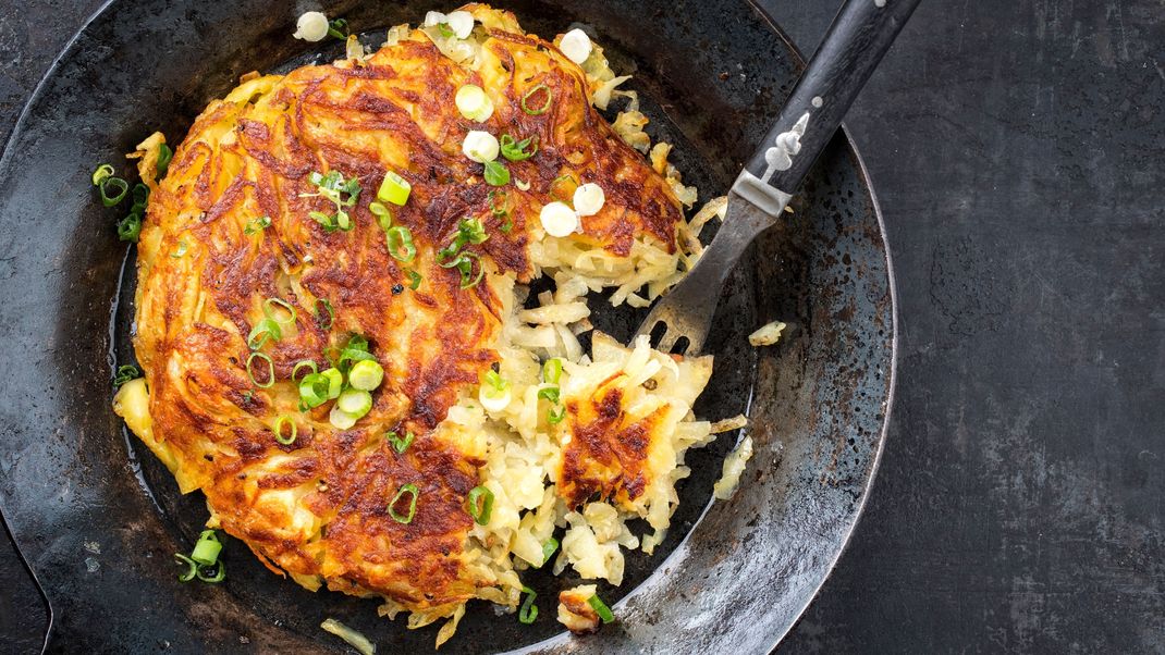 Unser Pastinaken-Rösti ist ein Knuspervergnügen - perfekt für deine Diät!