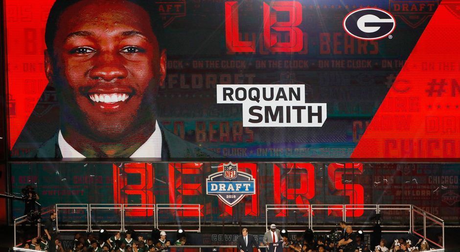 
                <strong>8. Pick - Chicago Bears: LB Roquan Smith</strong><br>
                Vierjahresvertrag über 18.640.768 US-Doller, davon 11.636.922 US-Dollar Signing Bonus (Quelle: Adam Schefter, ESPN)
              