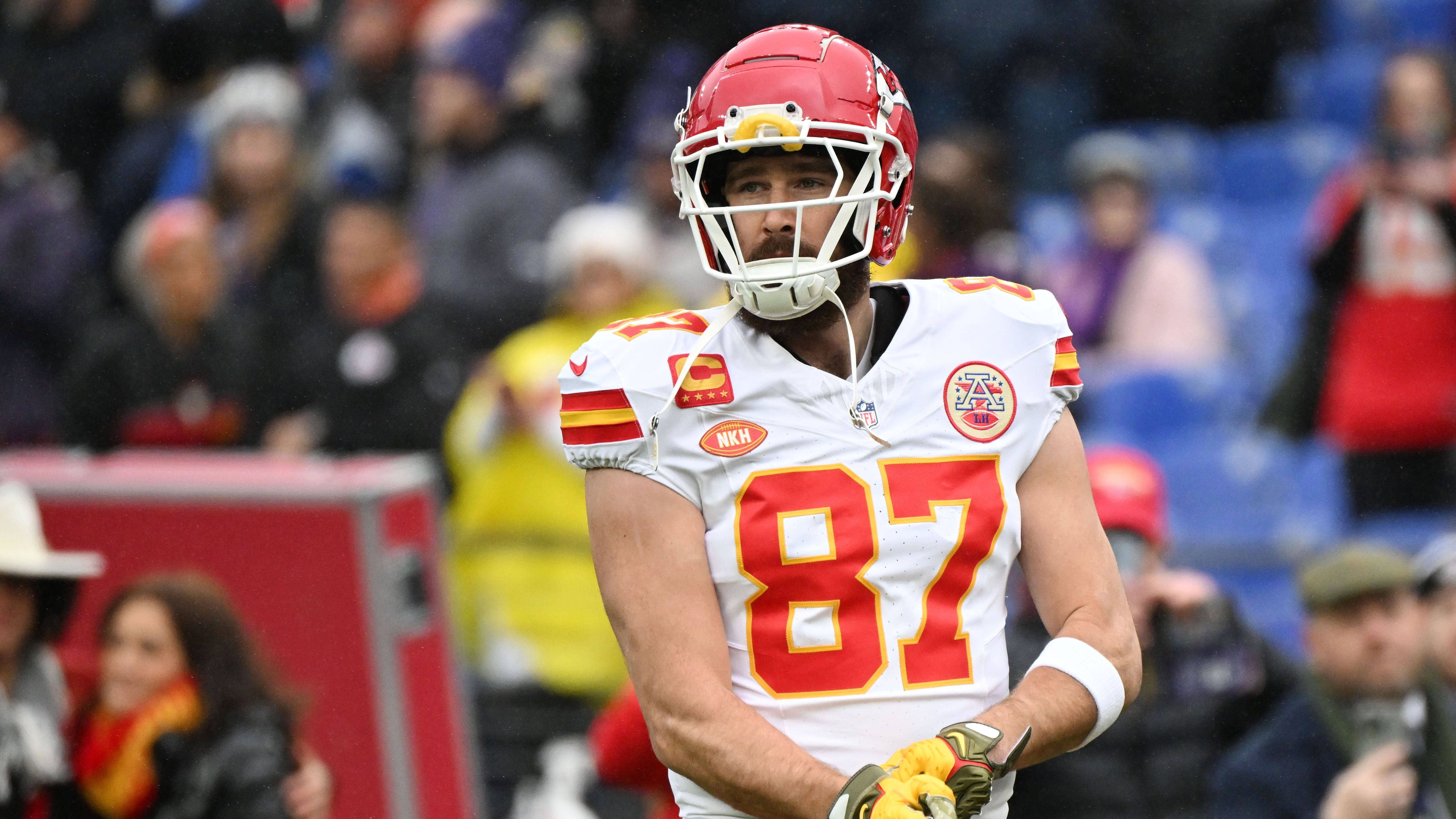 <strong>Conference Championship: Travis Kelce (Kansas City Chiefs)</strong><br>Travis Kelces siebter Catch im Duell gegen die Ravens war ein historischer: Mit 152 gefangenen Bällen ist der Tight End der Chiefs nun der Spieler mit den meisten Playoff-Receptions in der Geschichte der NFL. Zuvor hatte 49ers-Legende Jerry Rice mit 151 Catches den Rekord gehalten.