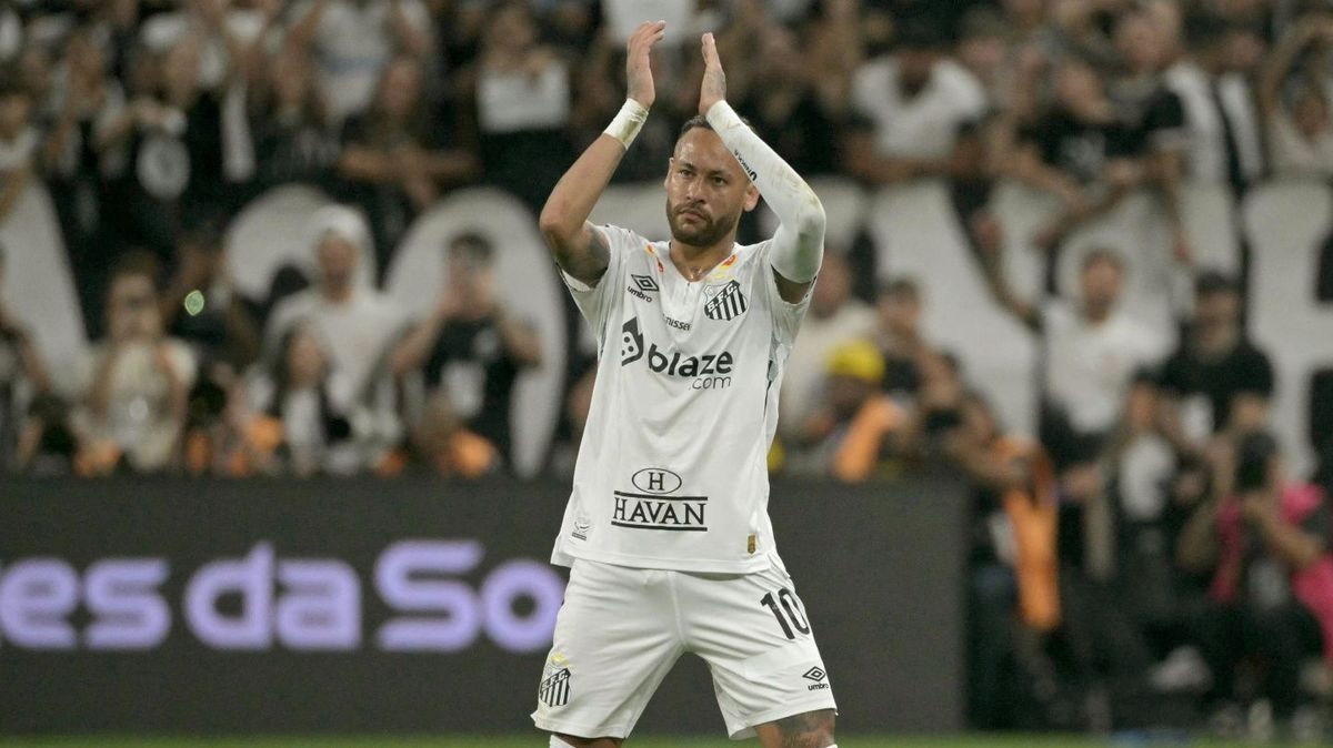 Neymar im Einsatz für den FC Santos