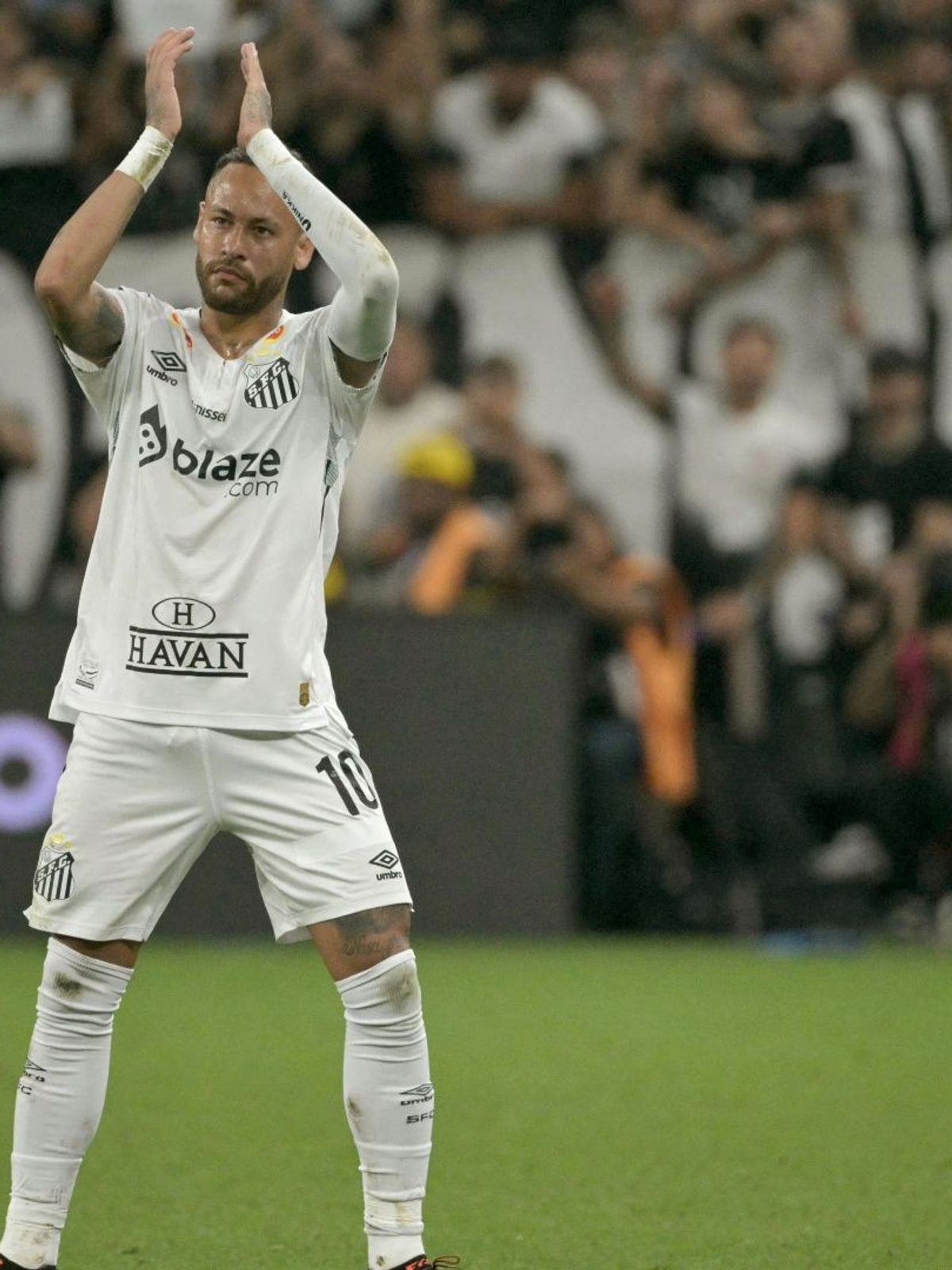 Neymar im Einsatz für den FC Santos