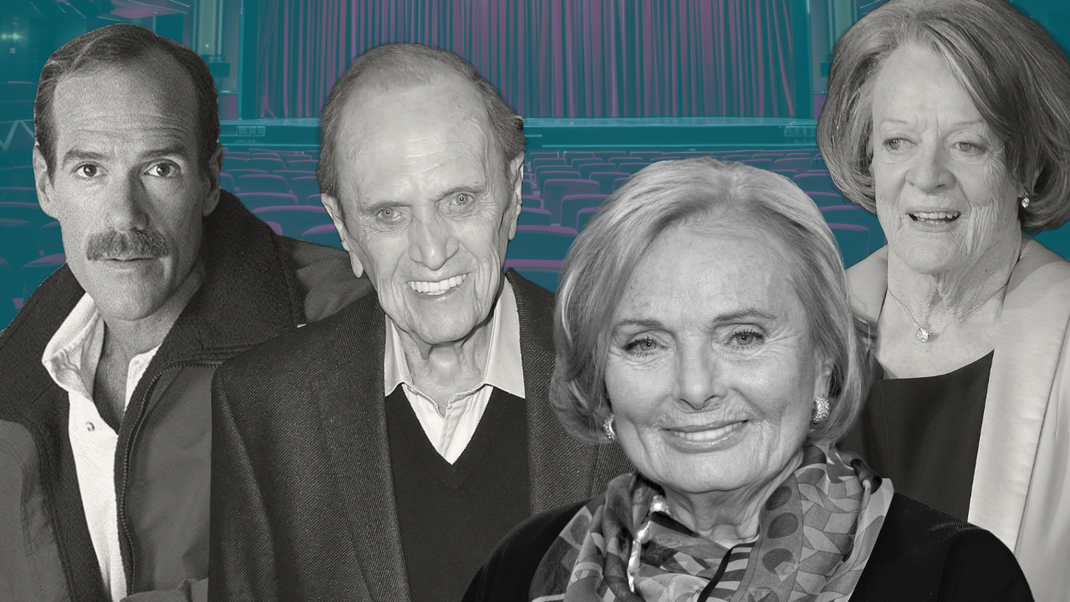 Diese Schauspieler:innen sind unter anderem 2024 gestorben (von links): Michael Newman, Bob Newhart, Ruth Maria Kubitschek und Maggie Smith.