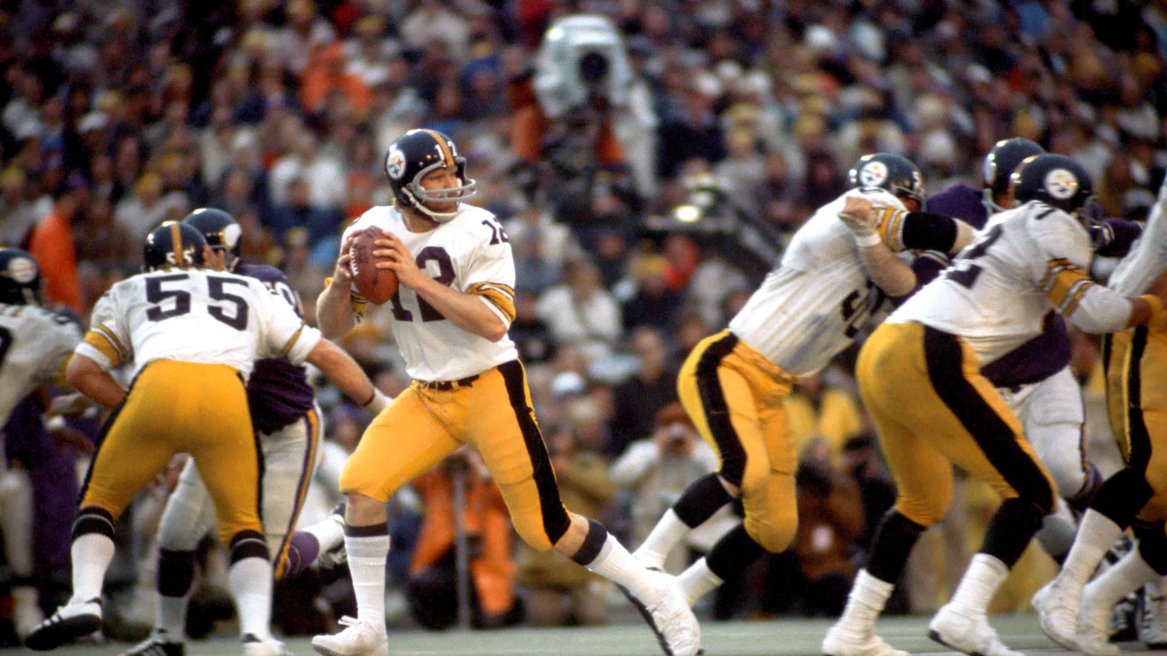 <strong>Terry Bradshaw - 1970</strong><br>Position: Quarterback<br>Draft-Team:&nbsp;Pittsburgh Steelers <br>Erfolge: 3x Pro Bowl, NFL MVP, 2x Super Bowl MVP, 4x Super Bowl Champion, Pro Football Hall of Fame<br>Karriereende: 1983