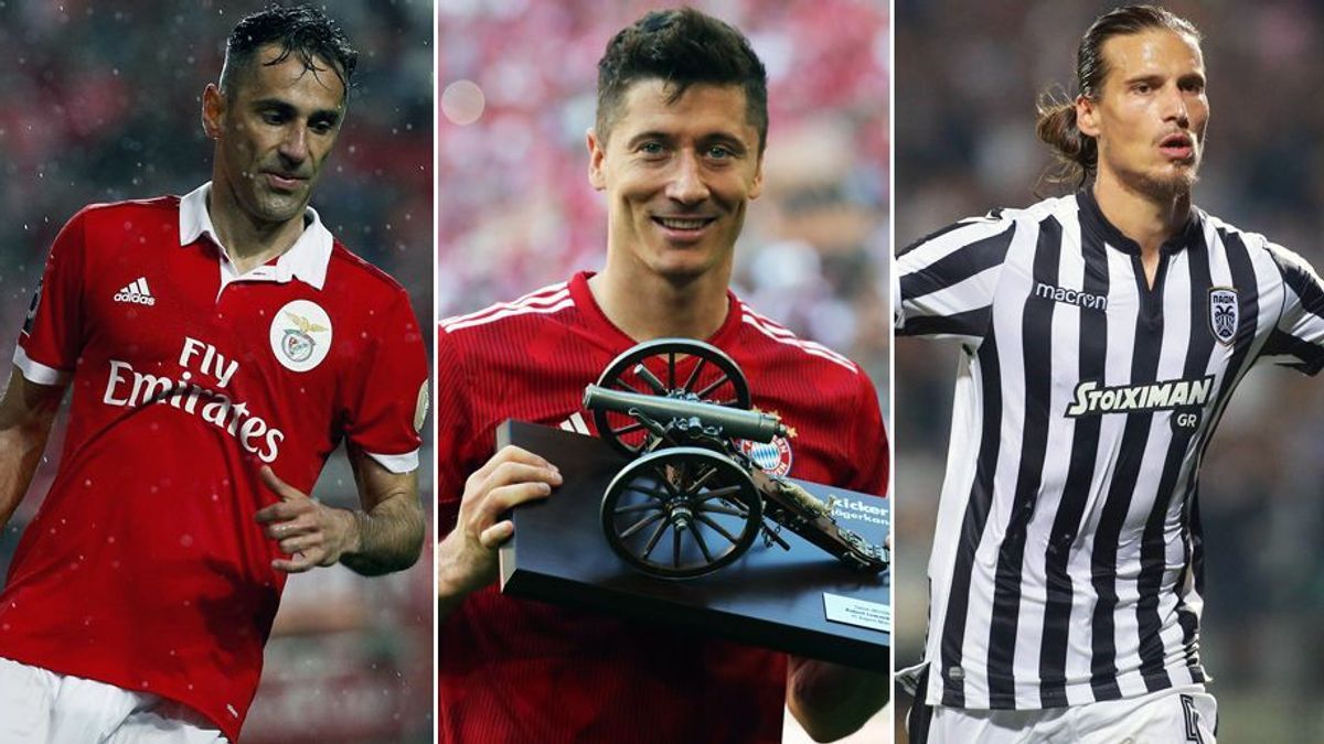 Europas Torschützenkönige der Saison 2017/18