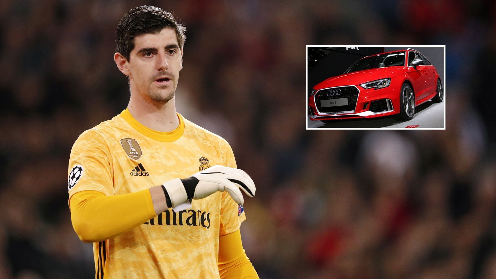 
                <strong>Thibaut Courtois</strong><br>
                Modell: RS 3 Sportback TFSI quattro S tronic, Farbe: Daytona Grey, Preis: 67.310 Euro
              