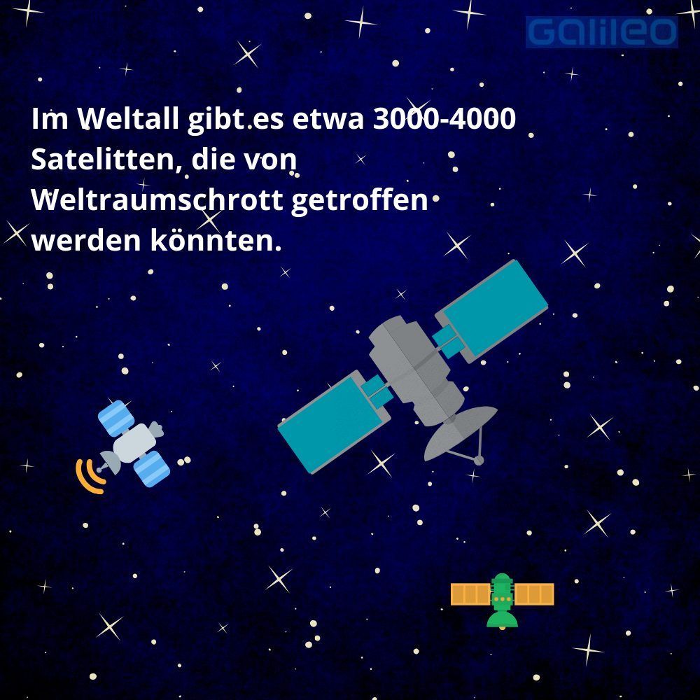 Wieviele Satelliten fliegen im Weltall