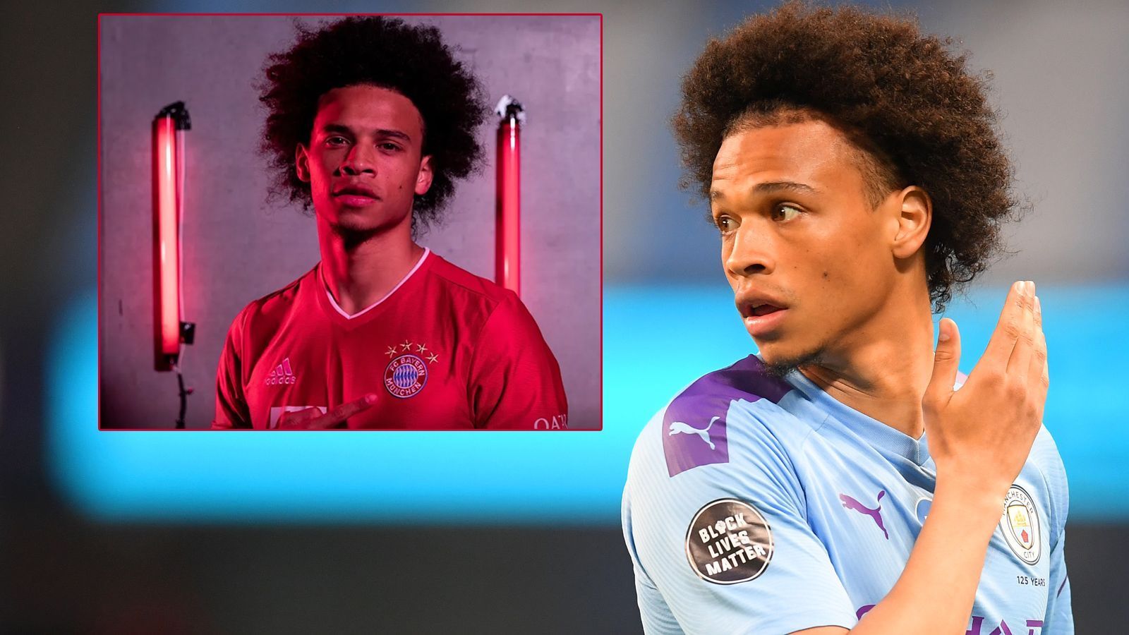 
                <strong>Leroy Sane</strong><br>
                Rückennummer 10 beim FC Bayern: ab 2020Position: Linksaußen
              