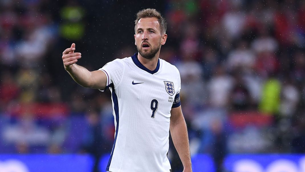 Harry Kane trifft mit England im zweiten Gruppenspiel der EM 2024 auf Dänemark.