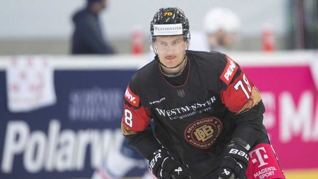 Der 21-Jährige Lukas Reichel stößt kurz vor der Eishockey-Weltmeisterschaft zur Deutschen Nationalmannschaft dazu..