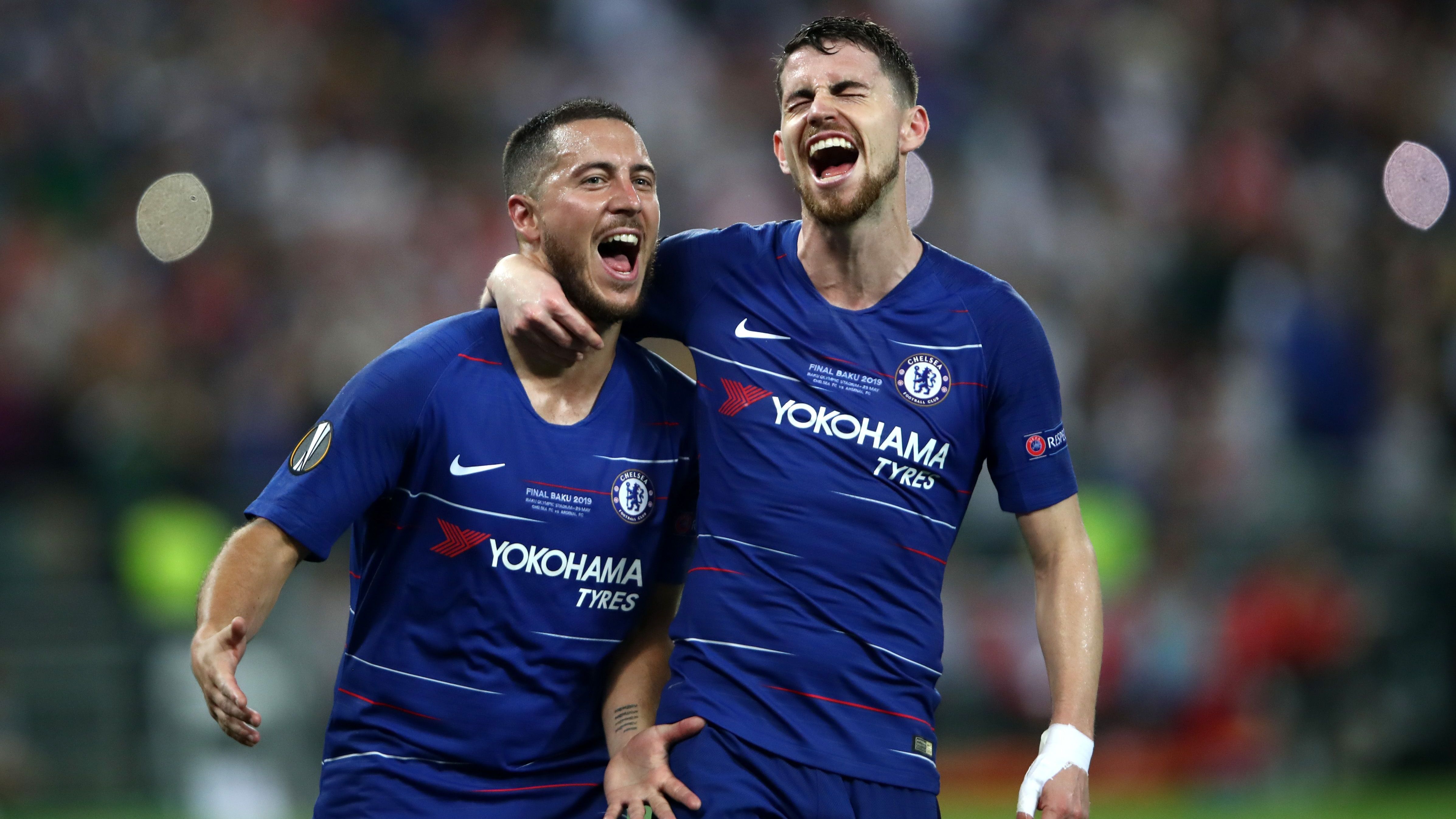 <strong>Die Europacup-Sieger seit 1990: FC Chelsea (2018/2019)</strong><br>Ein glänzend aufgelegter Eden Hazard bescherte dem FC Chelsea im rein englischen Endspiel gegen Lokalrivale Arsenal einen deutlichen 4:1-Sieg. Der Belgier netzte zwei Mal, Torschützenkönig Olivier Giroud und Pedro erzielten die weiteren Treffer. Alex Iwobi konnte für die "Gunners" nur zwischenzeitlich verkürzen.