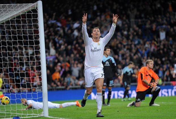 
                <strong>Tor-Maschine Cristiano Ronaldo</strong><br>
                In der Saison 2013/14 traf der Portugiese in der Primera Division 31 Mal ins Schwarze.
              