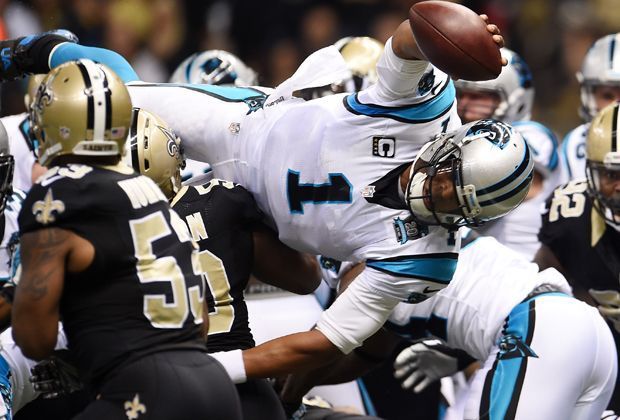 
                <strong>New Orleans Saints - Carolina Panthers 10:41</strong><br>
                ... und springt in die Endzone. Es ist die Führung zum 17:0. Eigentlich nichts Dramatisches.
              