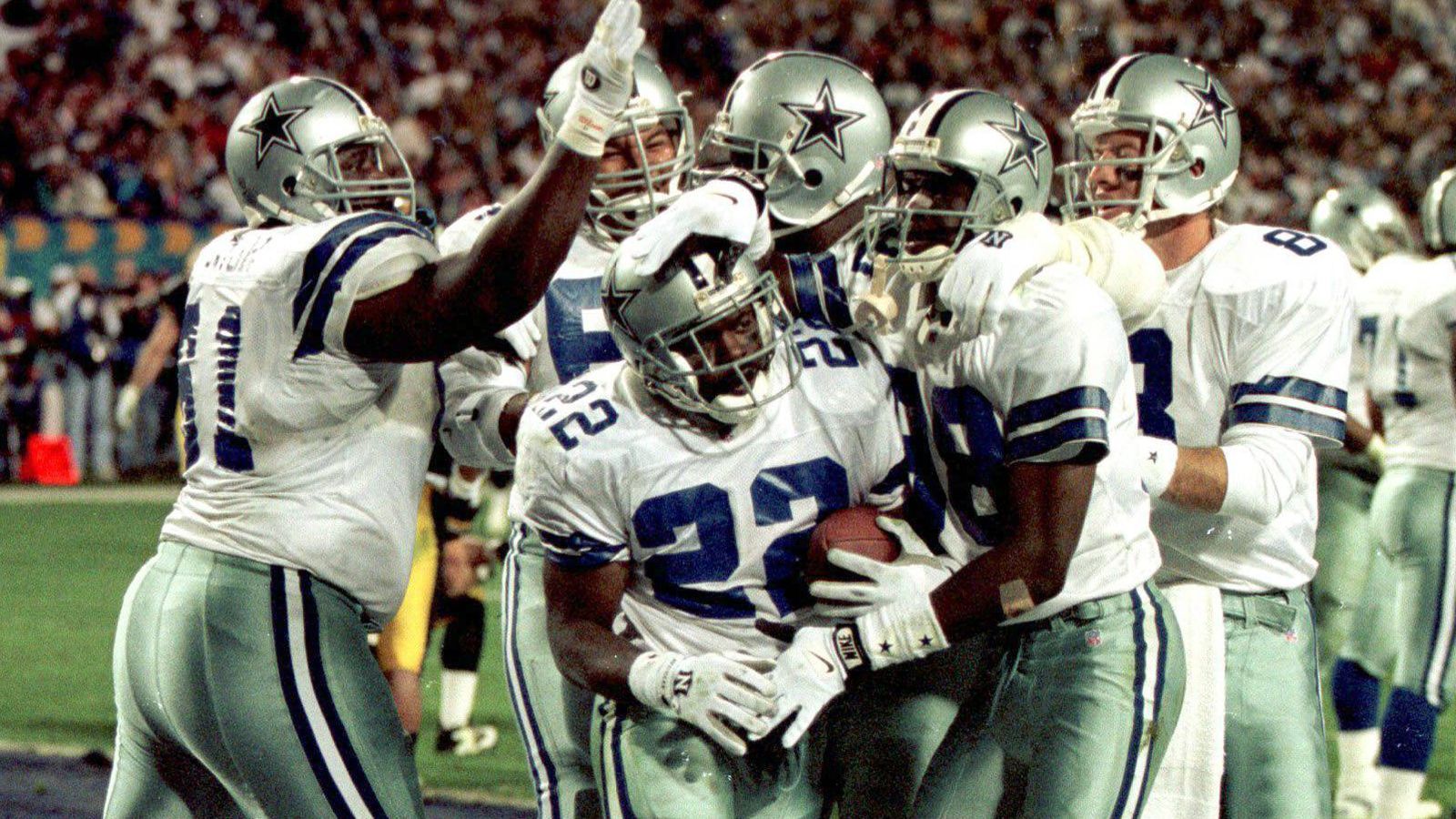 
                <strong>Lange ist's her</strong><br>
                Das Jubiläum rückt immer näher. Es ist ein trauriges. Denn bald ist es 25 Jahre her, dass die Dallas Cowboys zuletzt den Super Bowl gewannen. In der Saison 1995 gelang es zum fünften und bis heute letzten Mal. Doch die Franchise will es 2019 wissen.
              