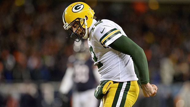 
                <strong>Aaron Rodgers</strong><br>
                Aaron Rodgers schnallt sich nach Touchdown-Pässen einen unsichtbaren Gürtel um. "The Belt" heißt der Jubel des Quarterbacks der Green Bay Packers dementsprechend.
              