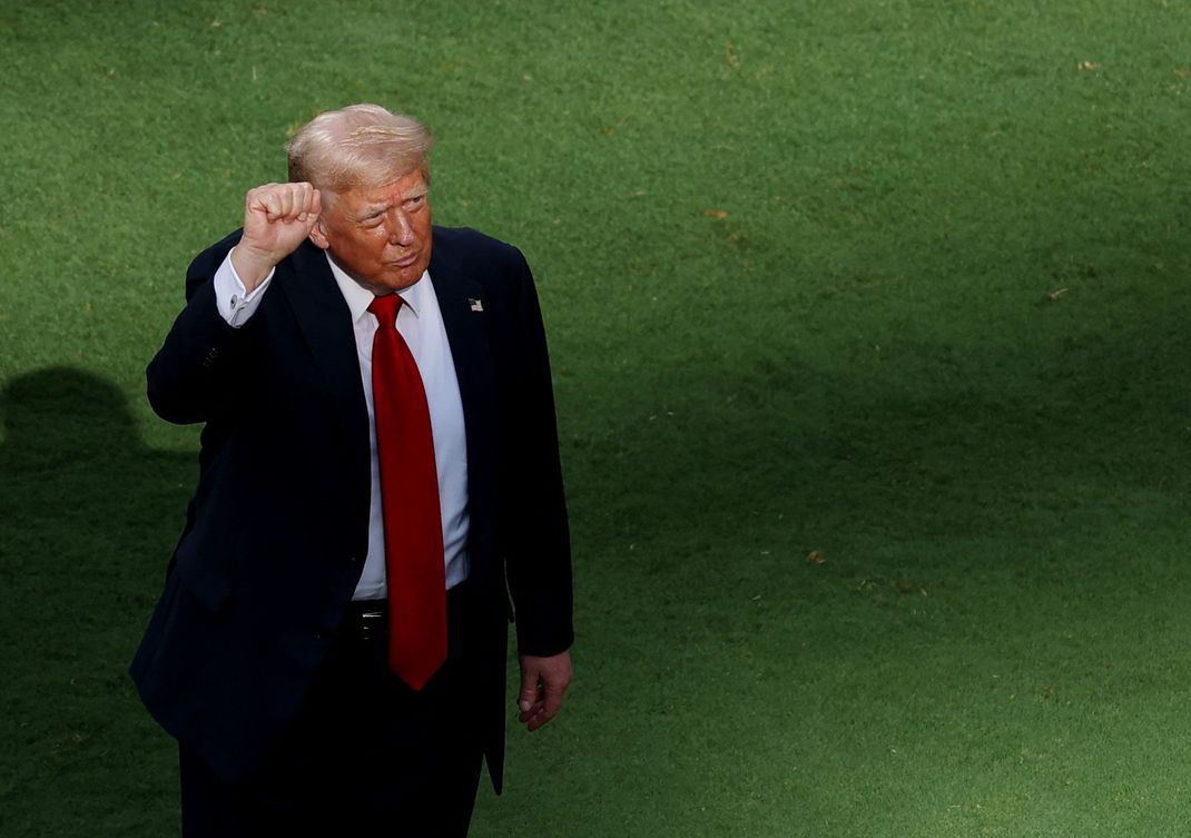 US-Präsident Trump vergleicht die Ukraine im Krieg mit einer Sport-Mannschaft.
