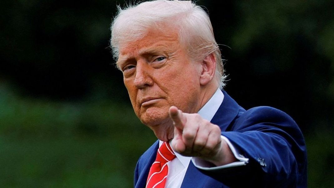 US-Präsident Trump (Bild) befürchtet laut Insidern, dass der ukrainische Schlag im russischen Hinterland die Gespräche lähmen könnte. (Archivbild)