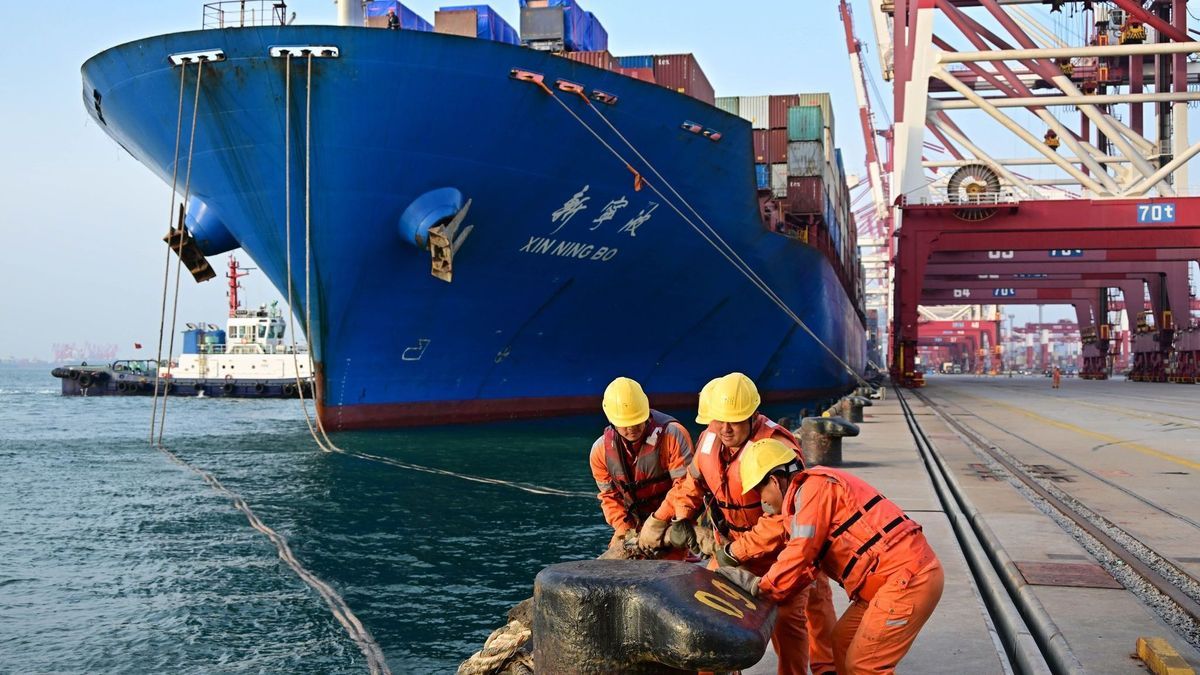 Hafen von Qingdao