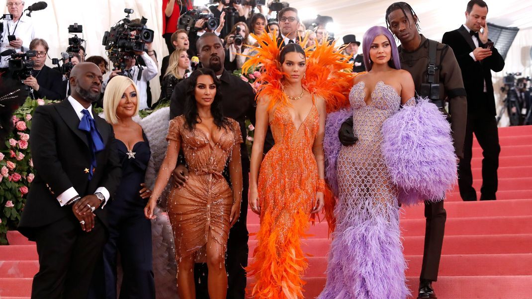 Die Kardashian-Jenner-Familie bei der Met Gala 2019.