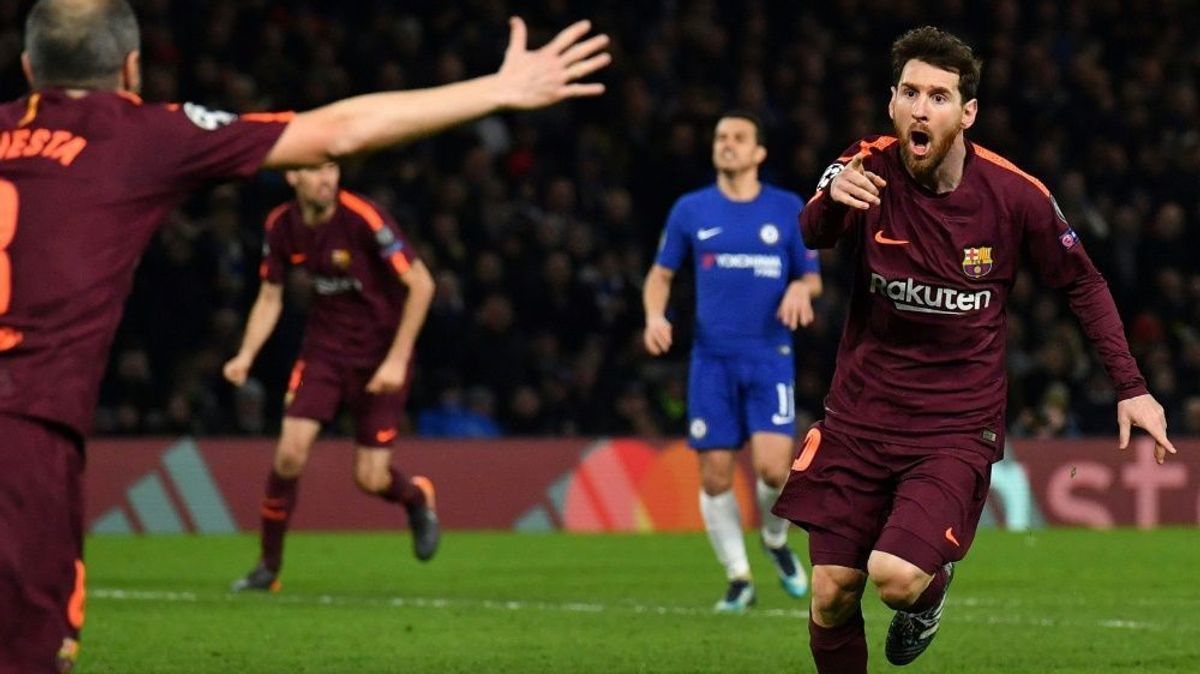Messi trifft - Barcelona mit Unentschieden in London
