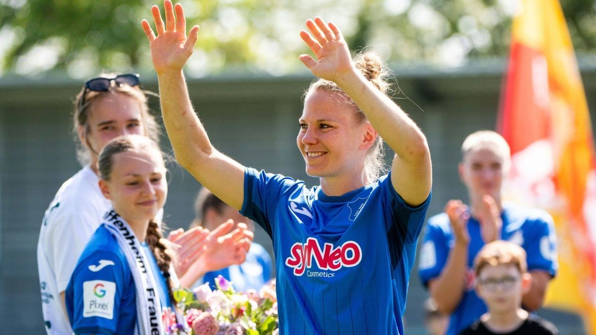 Leonie Maier bei ihrer Verabschiedung im Mai