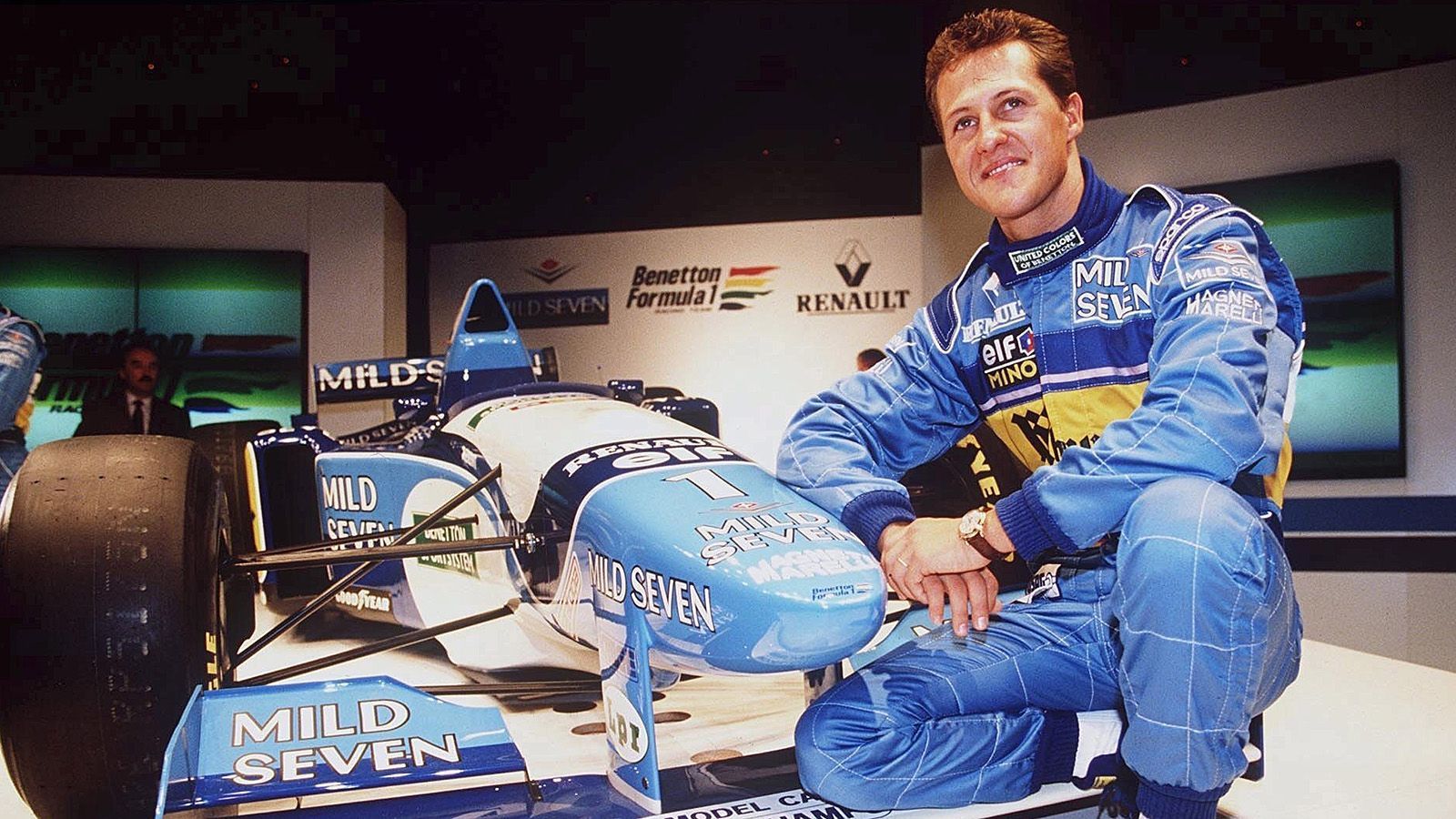 
                <strong>Formel 1</strong><br>
                Für deutsche Sportler war 1994 ein erfolgreiches Jahr. Michael Schumacher gewann mit Benetton als erster Deutscher einen WM-Titel in der Formel 1.
              