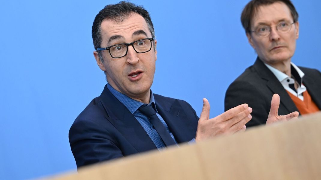 Cem Özdemir und Karl Lauterbach