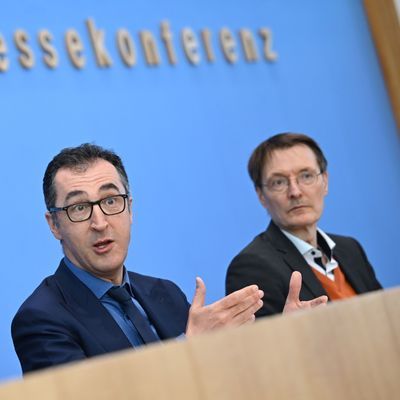 Cem Özdemir und Karl Lauterbach