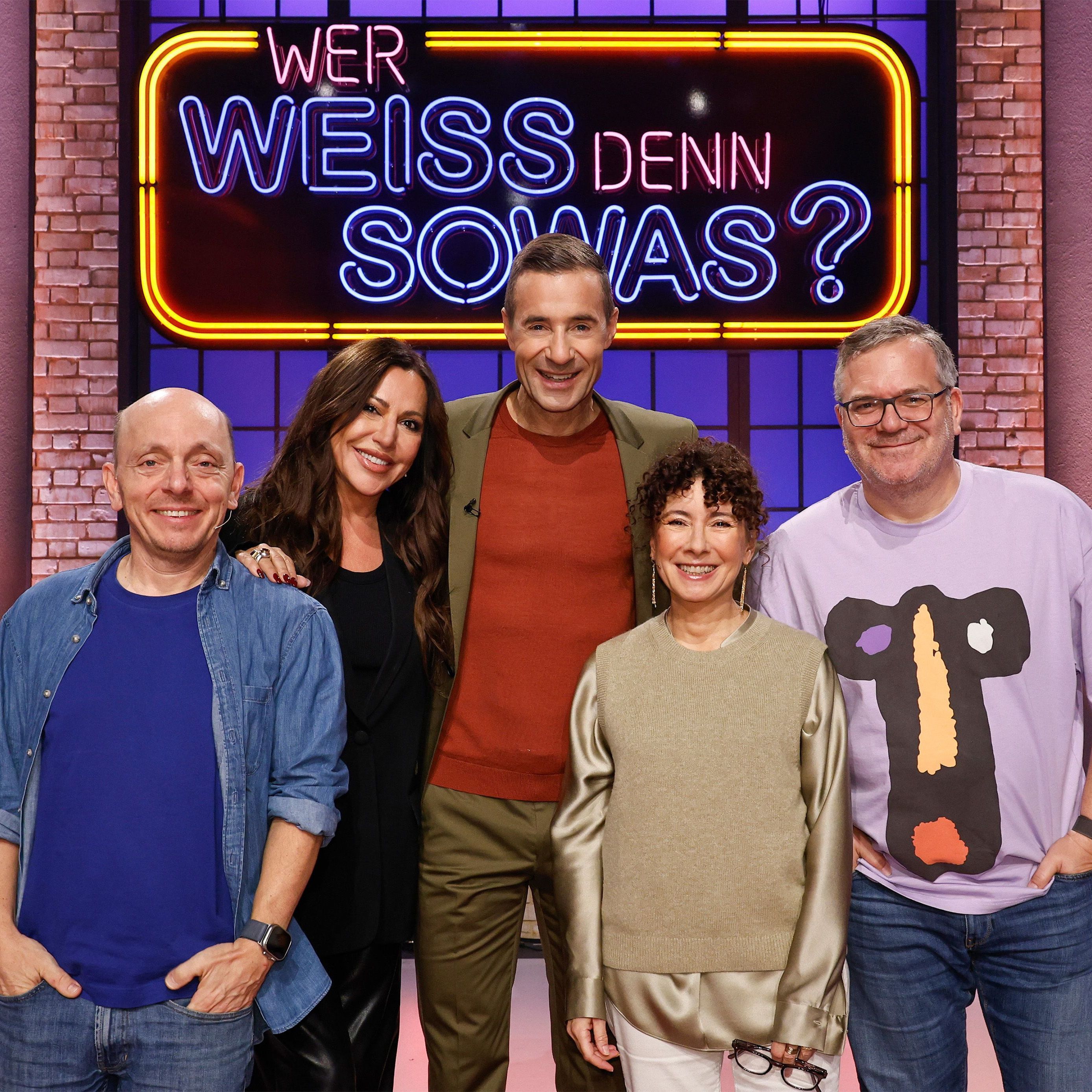 "Wer weiß denn sowas?" mit Kai Pflaume, Bernhard Hoëcker, Elton, Simone Thomalla und Maria Ketikidou
