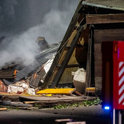 Explosion in Wohnhaus in Alpen