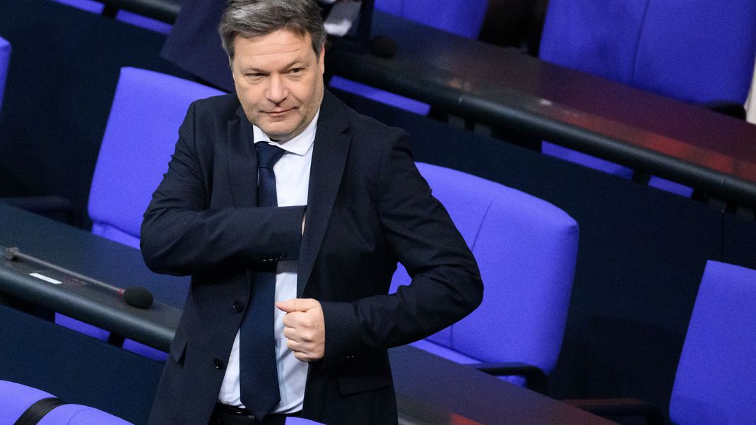 Wirtschaftsminister Robert Habeck im Bundestag