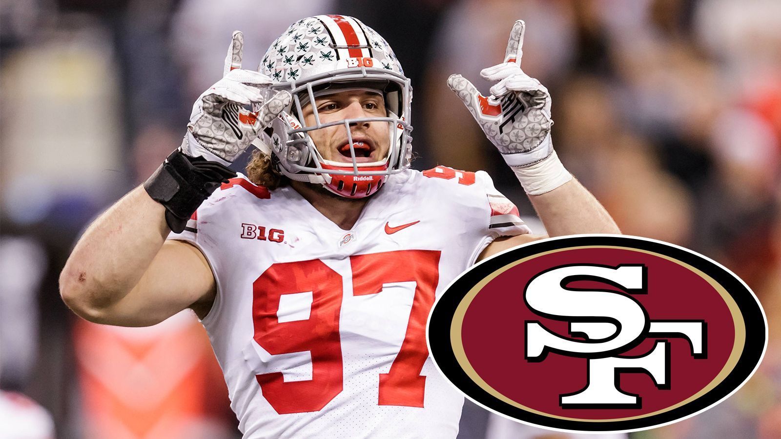 
                <strong>Pick 2: Nick Bosa - San Francisco 49ers</strong><br>
                Position: Defensive EndCollege: Ohio State
              