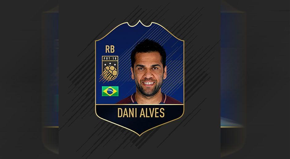 
                <strong>Dani Alves</strong><br>
                Abwehr: Dani Alves (FC Barcelona)
              