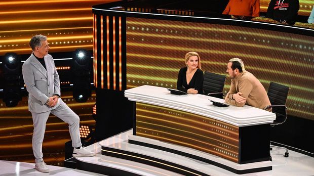 "Das 1% Quiz - wie clever ist Deutschland": Jörg Pilawa mit  Jeanette Biedermann und Pascal Hens