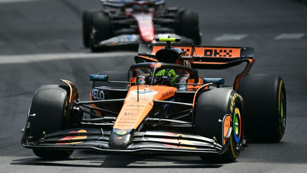 Lando Norris ganz vorne in Monaco