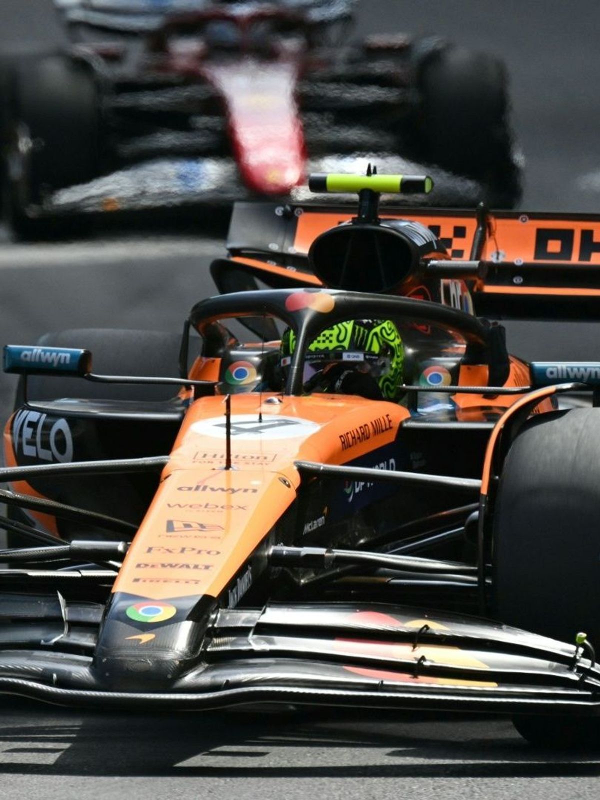 Lando Norris ganz vorne in Monaco